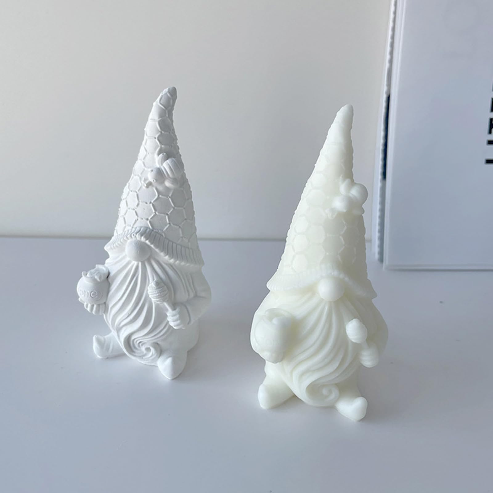 BABYVIVA Moule en silicone 3D en forme de Père Noël pour la fabrication de bougies, moule en résine pour aromathérapie, savon BABYVIVA Moule en silicone 3D en forme de Père Noël pour la fabrication de bougies, moule en résine pour aromathérapie, savon