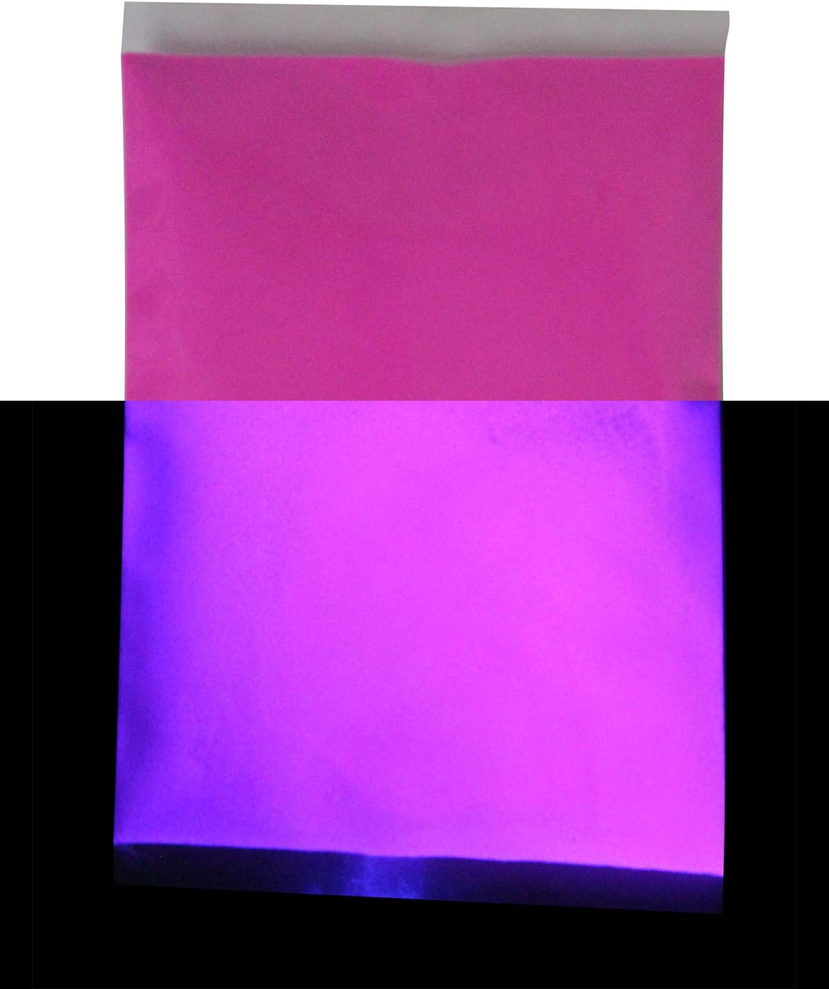 Glow in The Dark Neutral Invisible Strontium Aluminate Glow in The Dark Fluorescent Pigment Powder (Magenta glows MAGENTAa, 8oz)