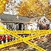 Halloween Decorations Caution Tape,Do Not Enter Yellow Scary Caution Tape Roll 4.8CM*25M Hazard Warning Tape Indoor Barricade Safety Outdoor Spooky DIY Decorative Accessory For Party,Door,Danger Areas