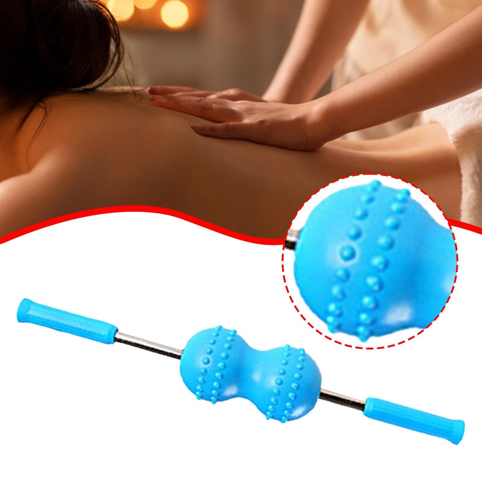 Masajeador de Cuello Portátil Tipo Rodillo para Hombres Y Mujeres.