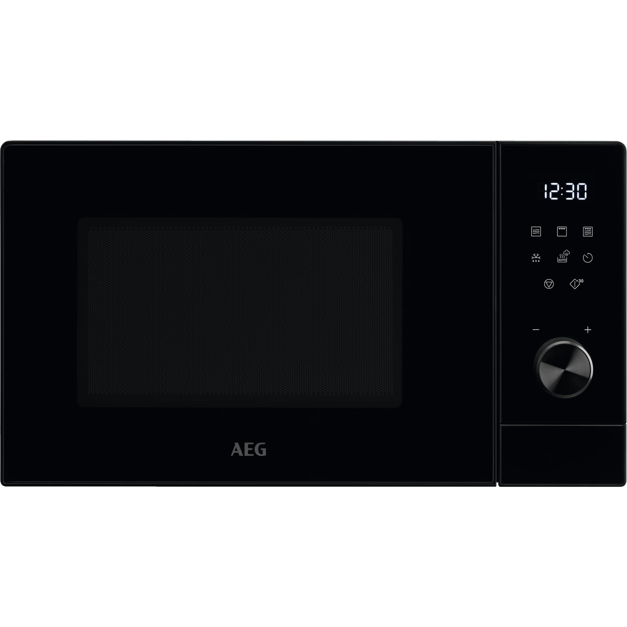 AEG Mikrowelle mit Grill MFB295DB – freistehend, 29 L, Touch-Bedienung, Invertertechnologie, AutoSteam-Dampffunktion, Silent+, MultiStage Cooking, 900 W Mikrowellenleistung, 1000 W Quarzgrill, Schwarz