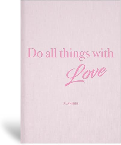 Le Color 15x21 Keten Süresiz Planlayıcı Ajanda Defter Pembe