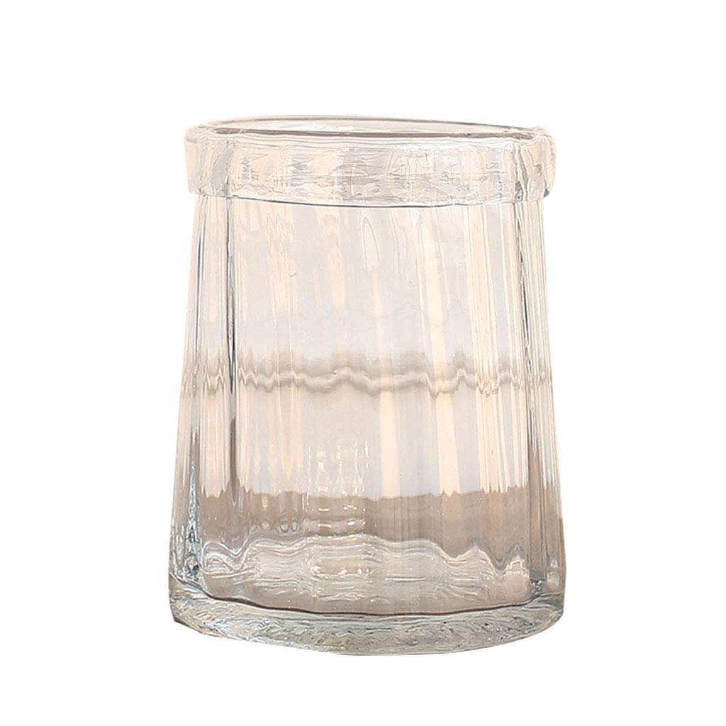 Ornements en verre vase fleurs décoration haut de gamme style deux