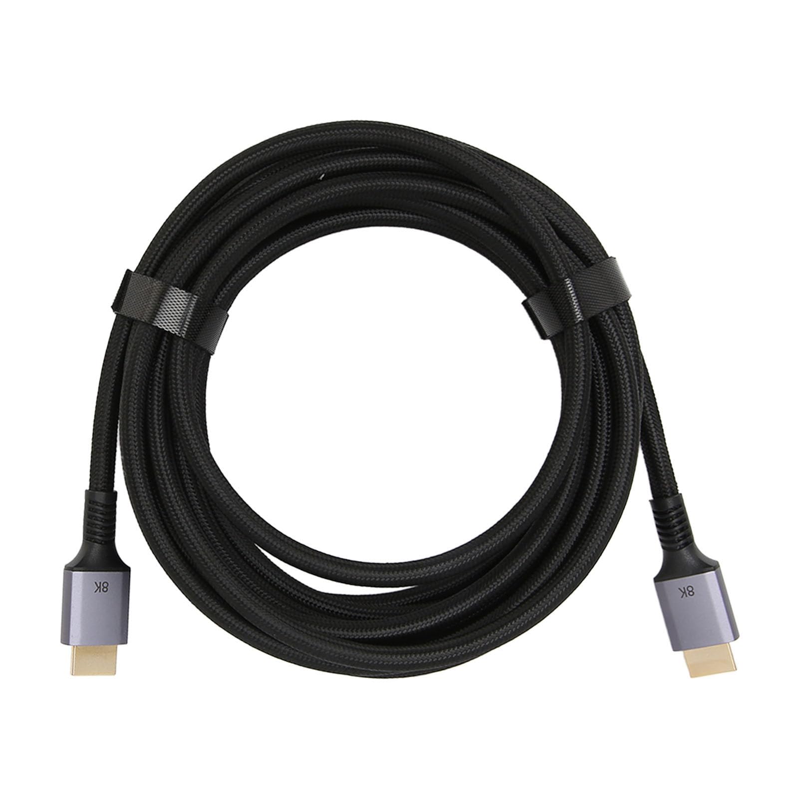 Cavo HDMI 8K, Cavo HDMI 2.1 8K 60HZ 4K 120HZ 5M/16.4FT, Supporto HDMI ARC Surround 3D da HDMI a HDMI per TV Ultra HD 8K, Monitor, Proiettori