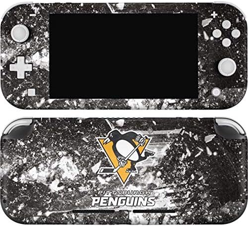 Skinit Decal Gaming Skin Compatible with Nintendo Switch Lite - Officially Licensed NHL Pittsburgh Penguins Jersey Design