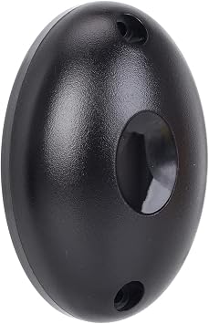 Safety Infrared Sensor, Automatic Single Beam Counterpart 12/24v, Waterproof Detector Alarm,1Pair Half Egg 20m, for Home Gate Door Window Security System, (Transmitter and Receiver) Black