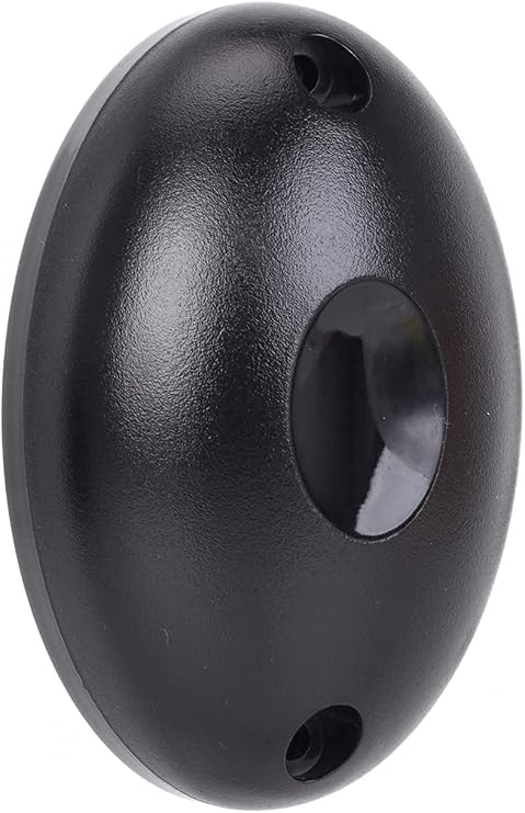 Safety Infrared Sensor, Automatic Single Beam Counterpart 12/24v, Waterproof Detector Alarm,1Pair Half Egg 20m, for Home Gate Door Window Security System, (Transmitter and Receiver) Black