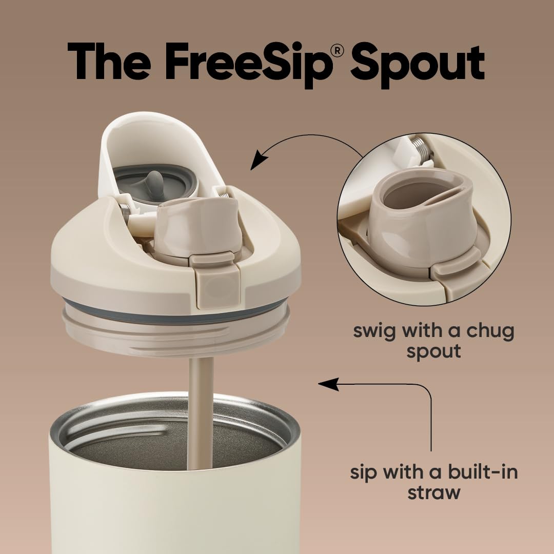 Owala FreeSip 40oz Tumbler - Stainless Steel -2 Owala FreeSip 40oz Tumbler - Stainless Steel -2
