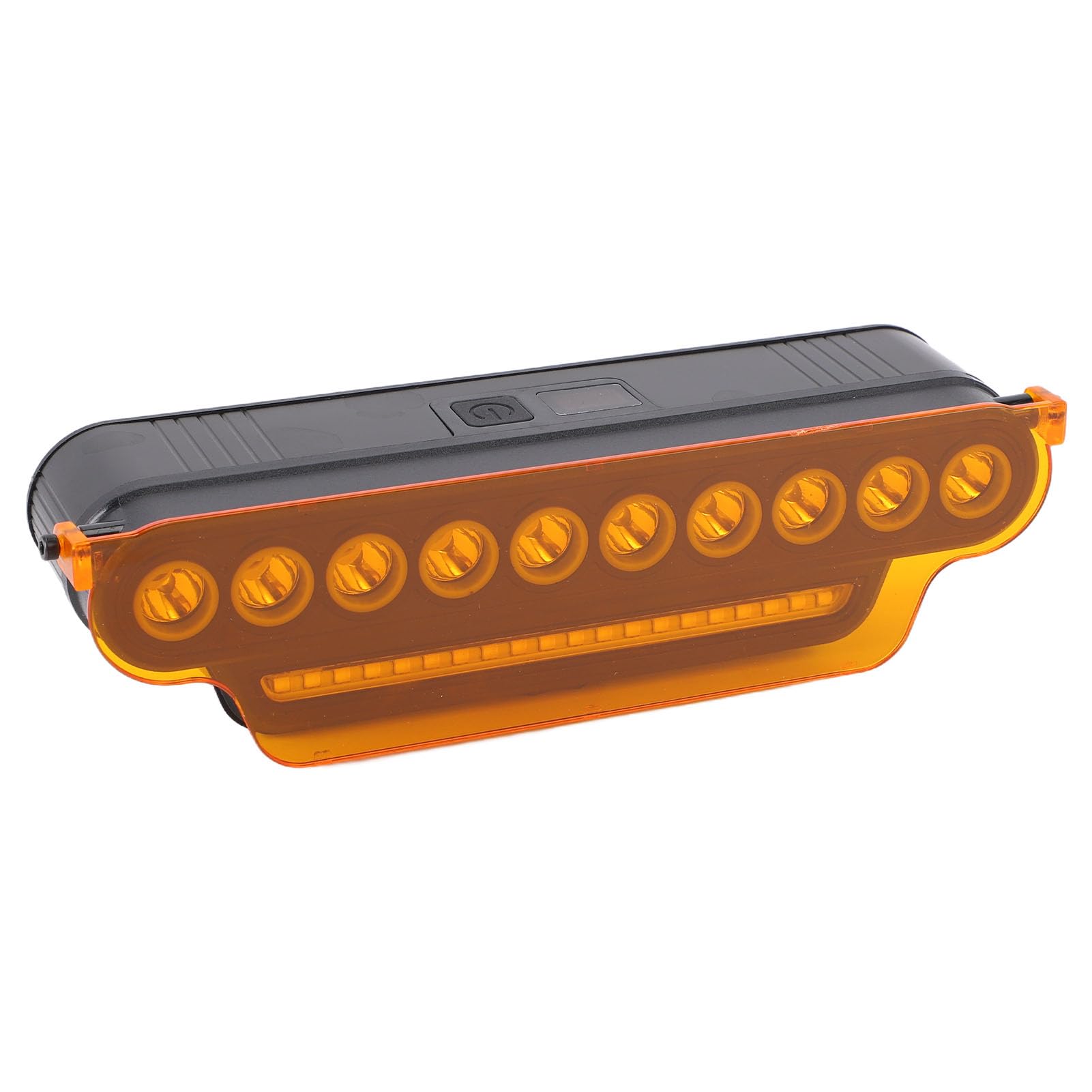 EMUKOEP Faro per Bicicletta, Telecomando a LED Ad Alta luminosità, Batteria da 4000 MAh, Copertura Antipioggia, Fendinebbia con Schermo Digitale per Ciclismo su Strada di Montagna