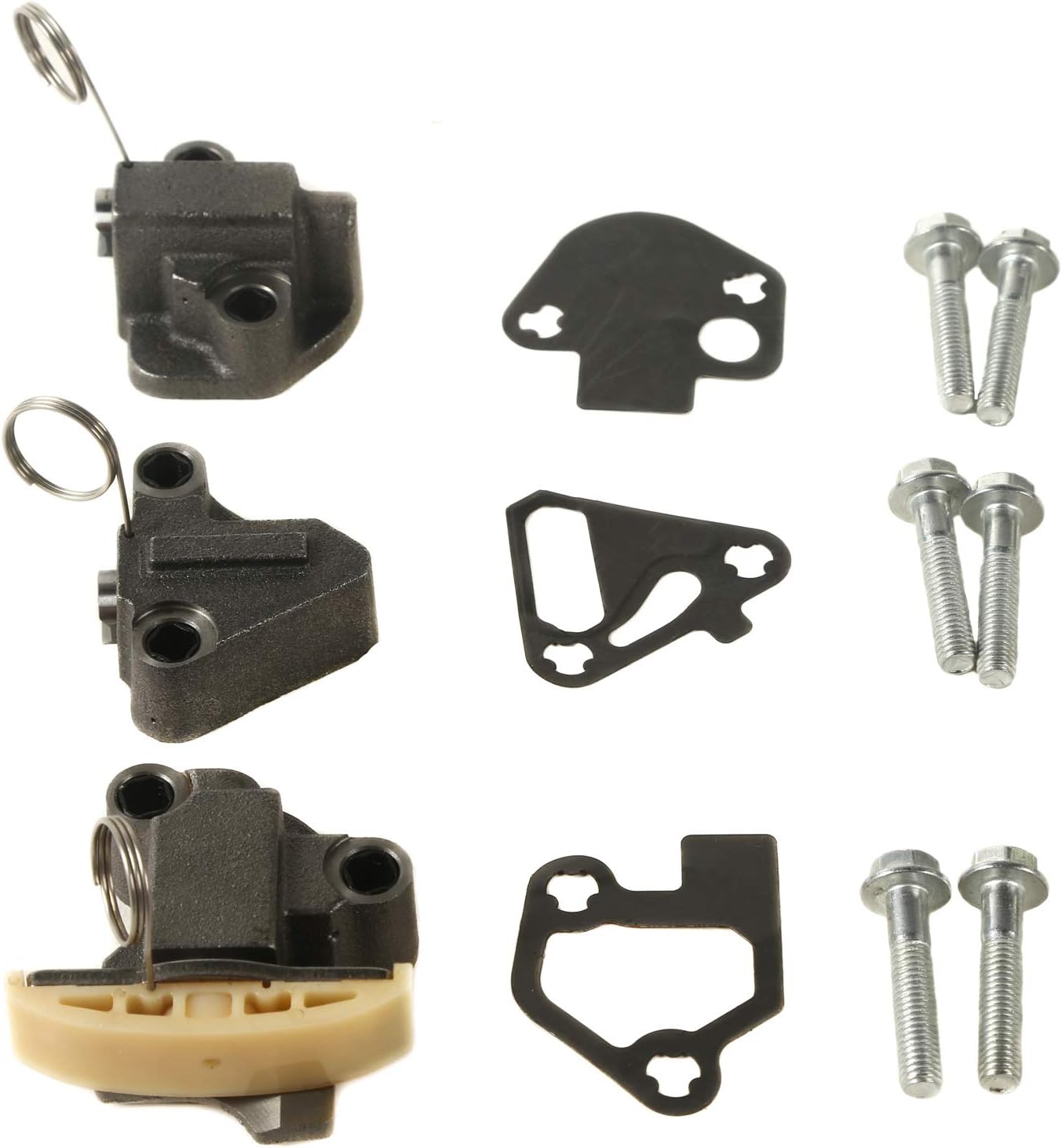 MPLUS Engine Timing Chain Tensioner Set Replace For Alfa 2007-2008 Romeo Brera Spider 3.2L, For Buick 2007-2008, 2010 Allure 3.6L, 2008-2022 Enclave 3.6L, 2010 LaCrosse 3.0L
