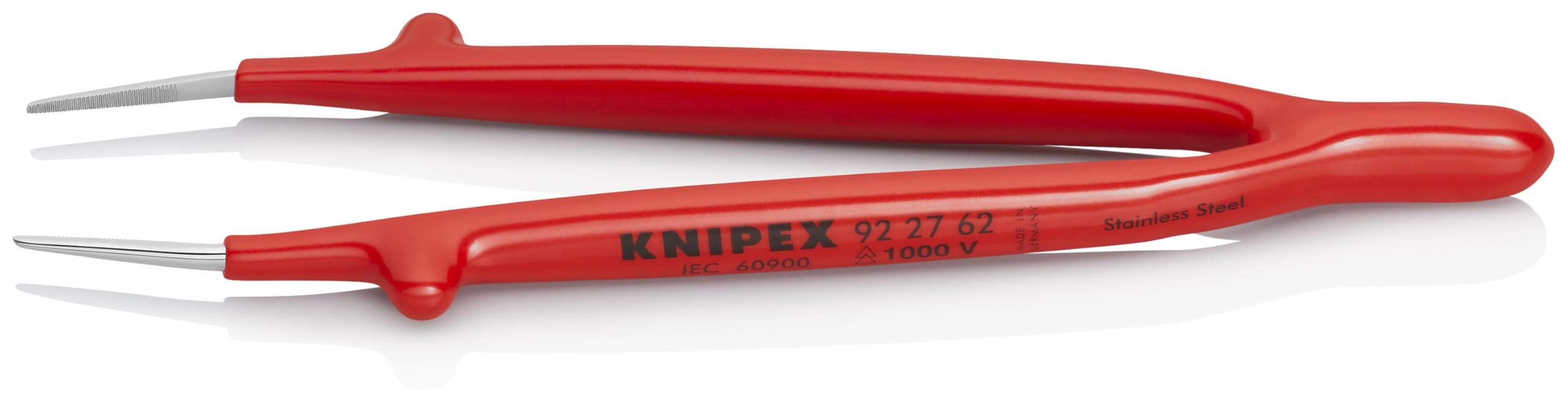 Amazon | KNIPEX - 92 27 62ツール - 精密ピンセット 1000V 断熱