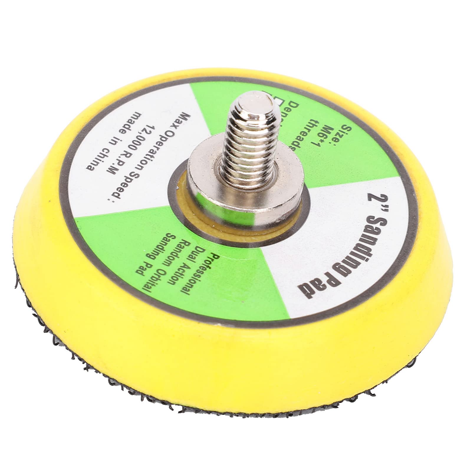 KIMISS Torello0m Torello 50mm/2in Platorello per Levigatrice Pneumatica Dischi per Levigatura e Lucidatura per Macchina per Carta Vetrata - Confezione 4 Pezzi di Ricambio con Piastra