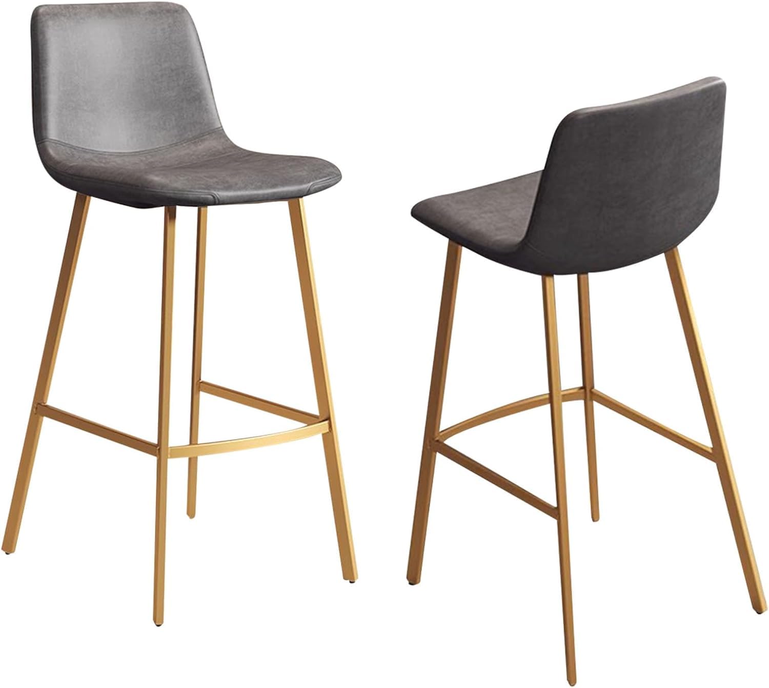 Tabourets de bar hauteur comptoir pour éliminer le mal de dos - Assise simili cuir 65cm