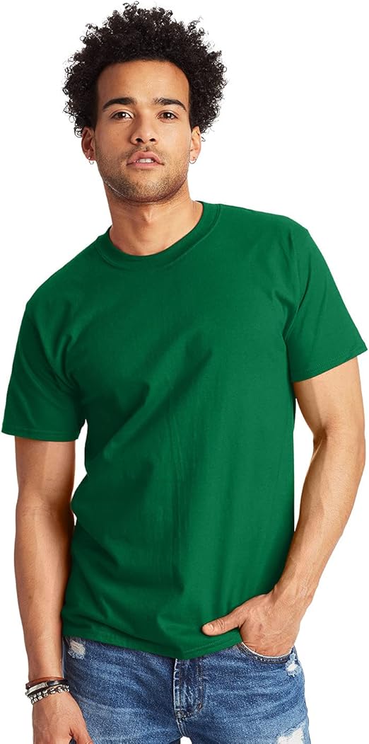 Hanes Herren T-Shirt USA Beefy-T, Crew 