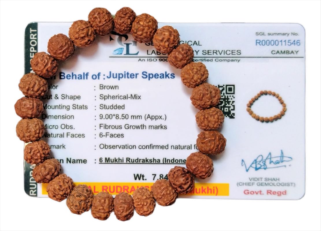 See full amazon price history chart for Jupiter Speaks 6 Mukhi Rudraksha Bracelet with Lab Certificate for Men and Women Jupiter Speaks 6 Mukhi Rudraksha Bracelet with Lab Certificate for Men and Women (B0C7N8WFYZ) Amazon Price History, Amazon Price Tracker