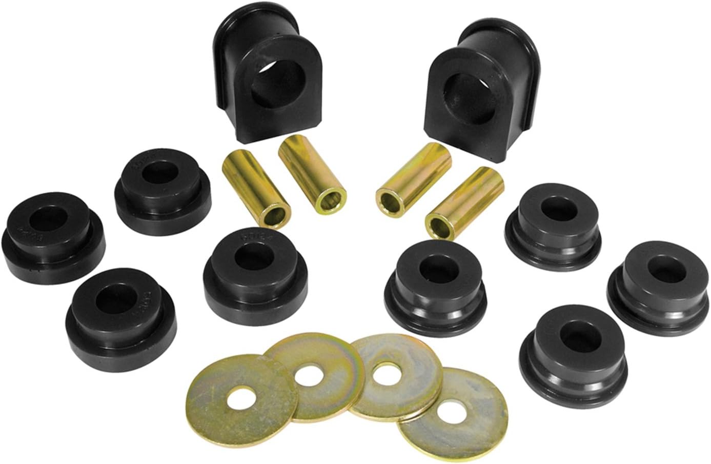 Prothane (6-1166-BL) Sway Bar Bushing Kit, Front, Black