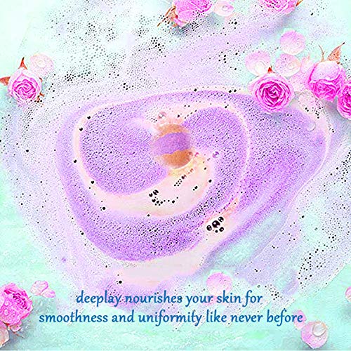 Bath Bombs - 4PCS Bath Bombs Soap Flowers Natural Relax Bath Spa Bomb Kit for Women Men Bath Bombs Fizzy Mild Bath sets Vegan Natural Bath Bomb Christmas Gifts - Image 4