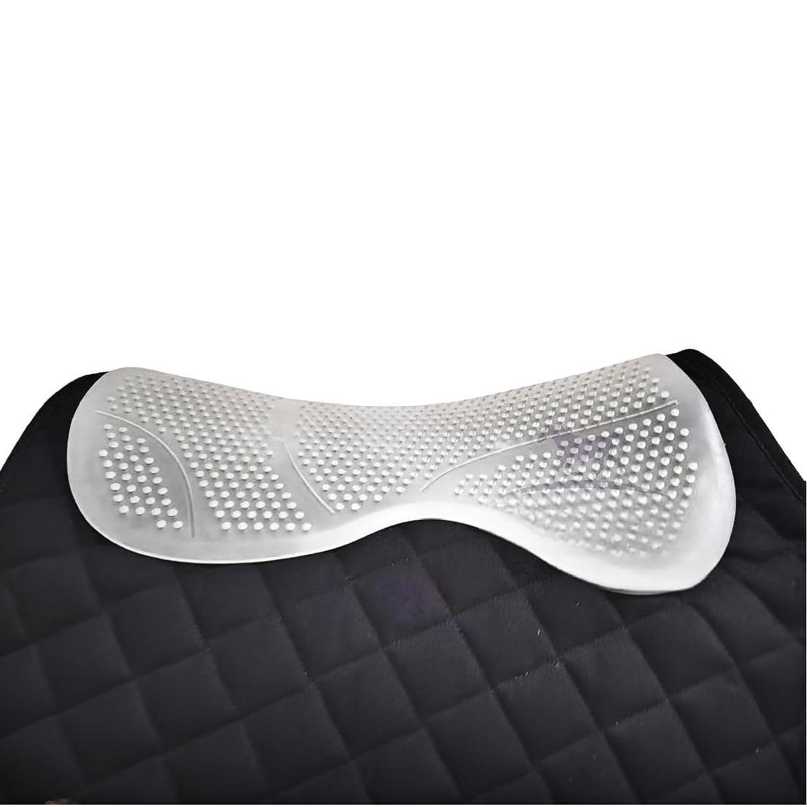 Almohadilla para Caballo de Gel de Silicona Antideslizante Absorbe Impactos para Mayor Comodidad Transpirable Adecuada para Montar Y Uso
