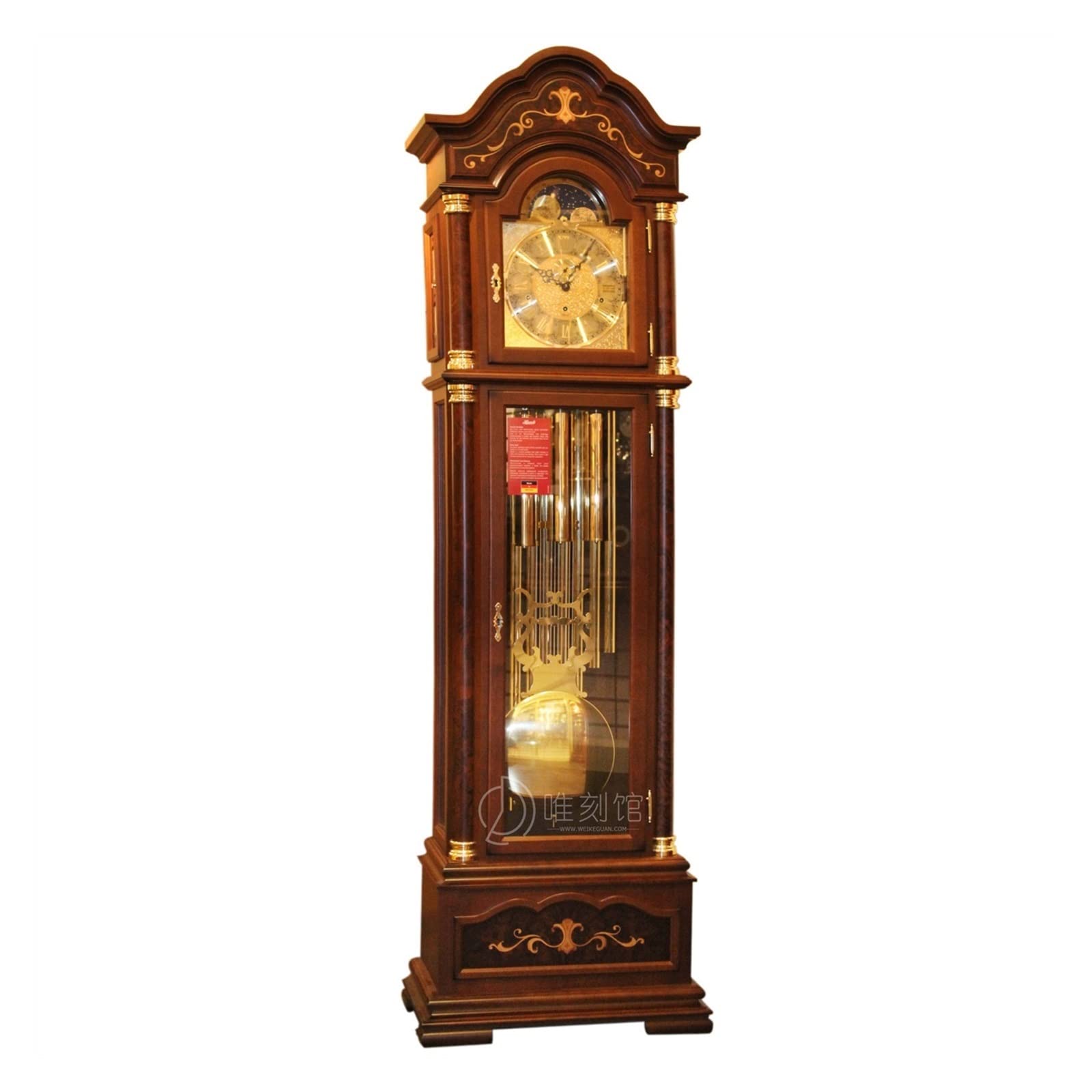 WANGHAI-666 Grandfather Clocks Grandfather Mantle Clock Wooden Floor Mantel High Clocks Decor Vintage Living Room Decorations