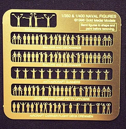 BIBNY Gold Medal Models 1/350 Scale Naval Figures (Set of 100) 350-8