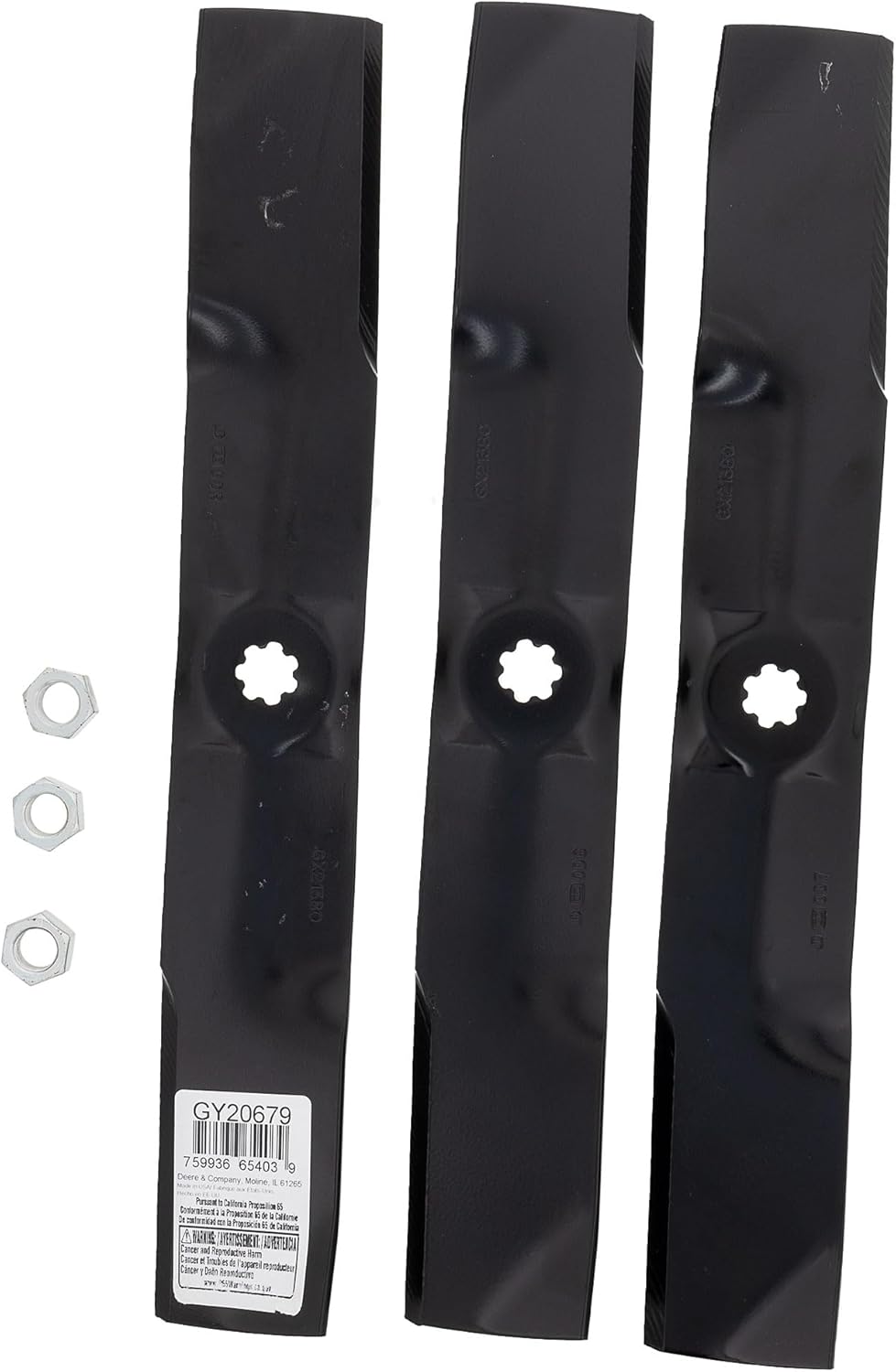 John Deere GY20679 54" Replacement mower blades