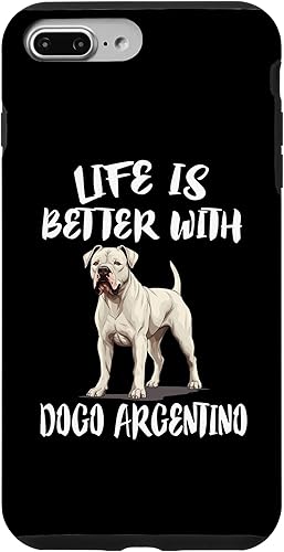 Vista 19 de iPhone 13 Pro Max Life Is Better With Dogo Argentino Dog Case