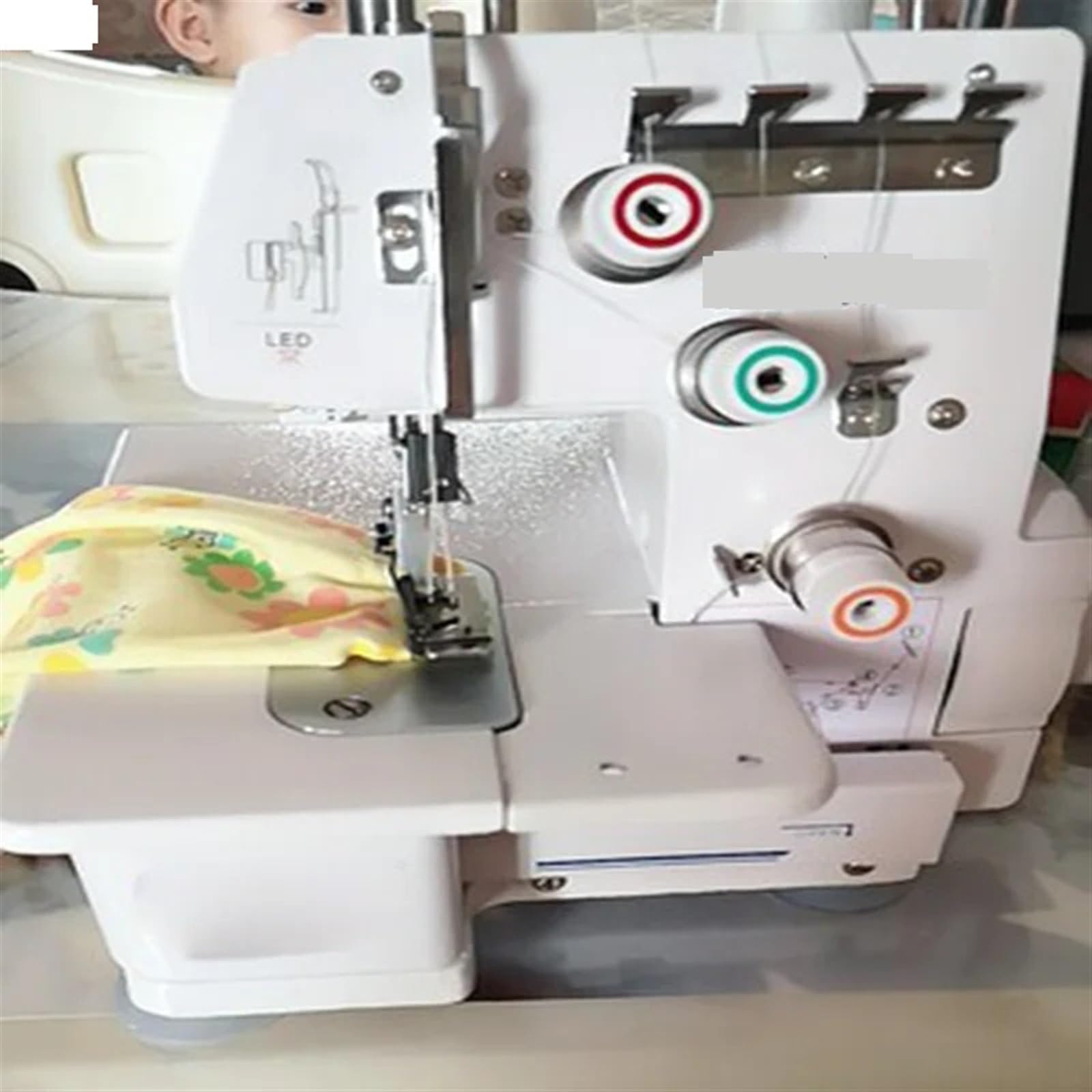 Maszyna do szycia, Maszyna do szycia Homehold Desktop Four-thread Three-thread Two-thread, wielofunkcyjna elektryczna maszyna do szycia overlock