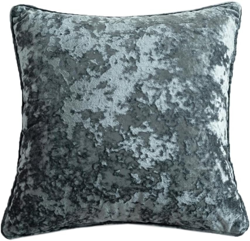 Tingting's Dream Soft Velvet Decorative Sofa Pillows Living Room Sofa Lumbar Back Cushion Waist Pillow Bed Backrest Pillow with Core (Wine red, 45×45CM/17.7"×17.7")