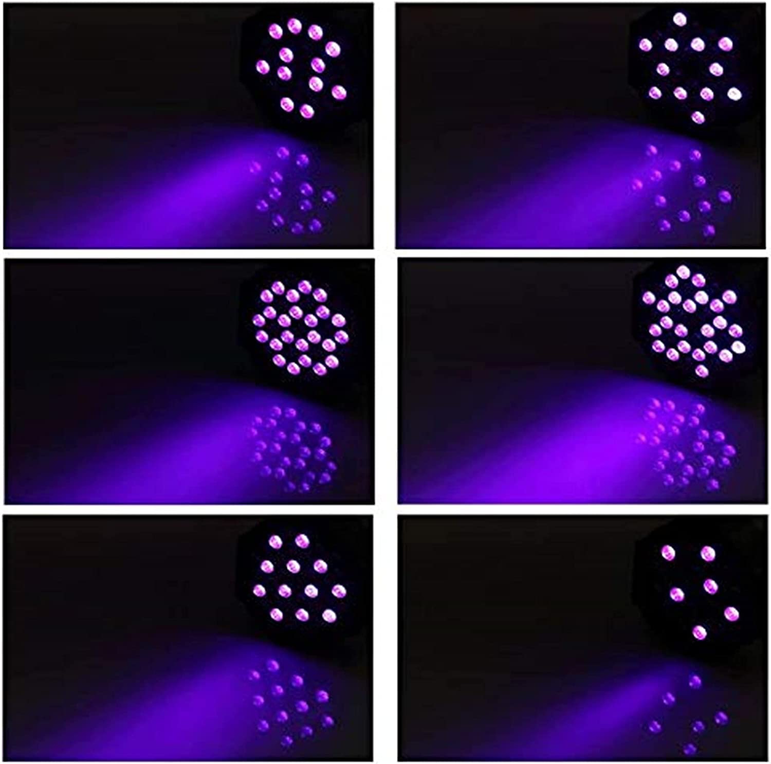 Set 4 Faretti LED Da Palco 15W RGB - DMX, Telecomando, Effetti Stroboscopici E Musicali - Foto 3