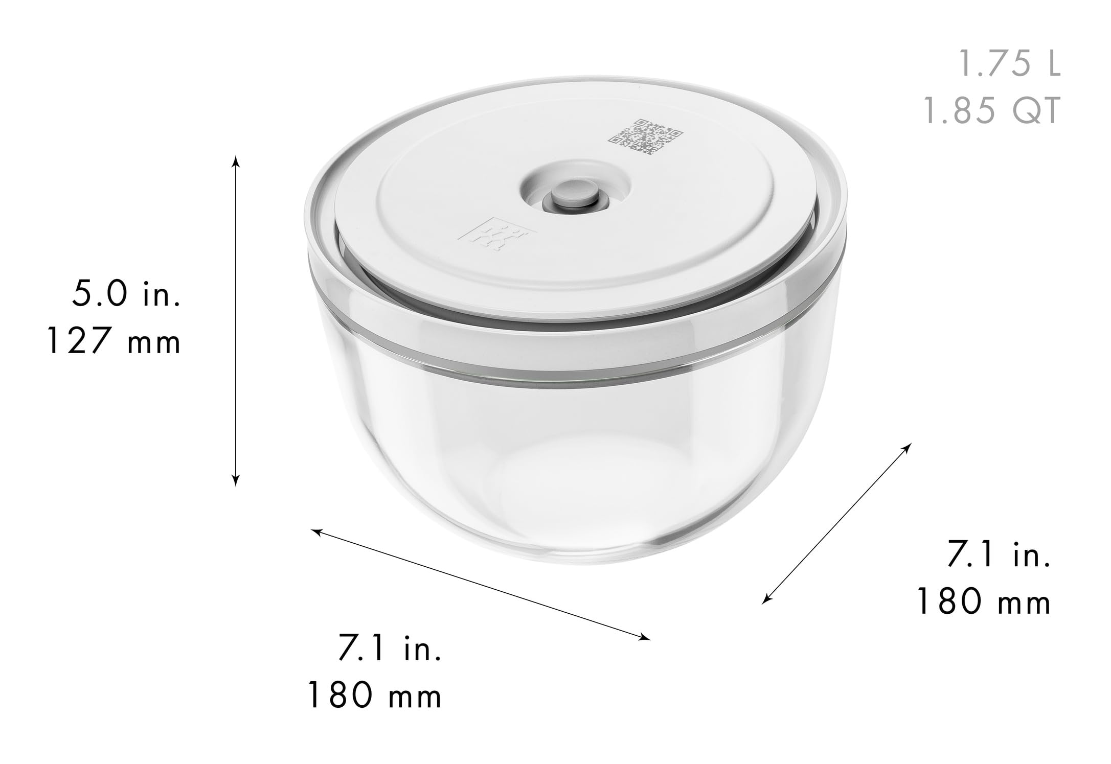 Zwilling Fresh&Save Vakuum Set Bowls Glas 6-tlg.