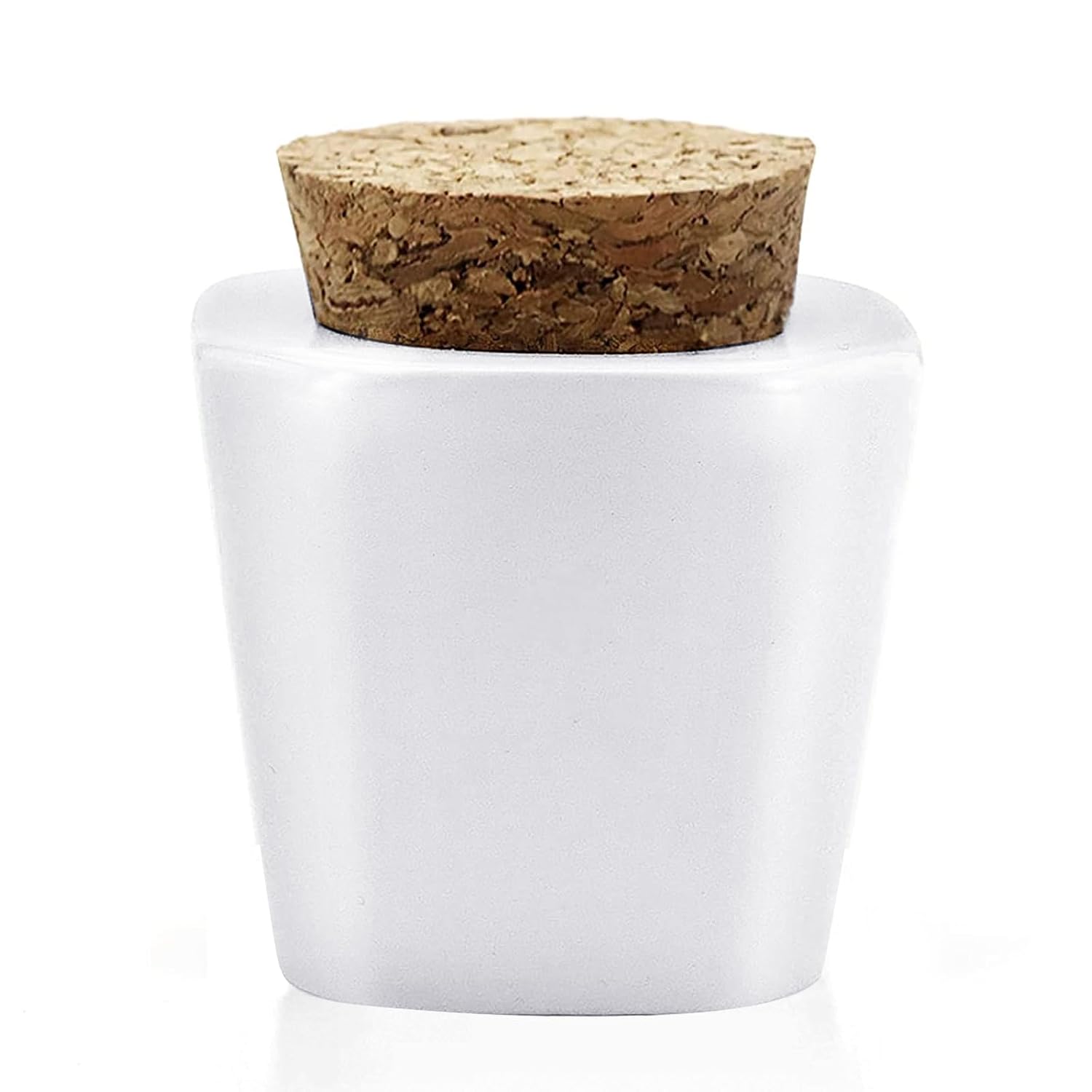 Porcelain Material Nail Art Acrylic Dappen Dish Liquid Powder Container Case Bottle Holder White Pack of 1, HJ-NAPB004-White