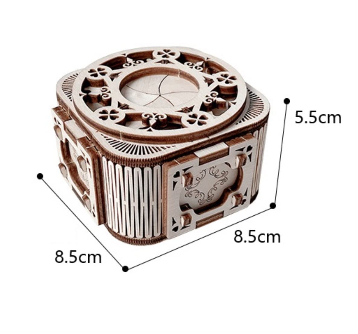 Caja Musical Caja De Música Creativa DIY Kit De Artesanía Ensamblaje Rompecabezas De Madera Caja De Música para Cumpleaños De Navidad Caja de Musica