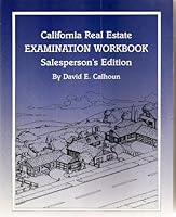 California Real Estate Examination Workbook Salesperson's Edition 1880496062 Book Cover