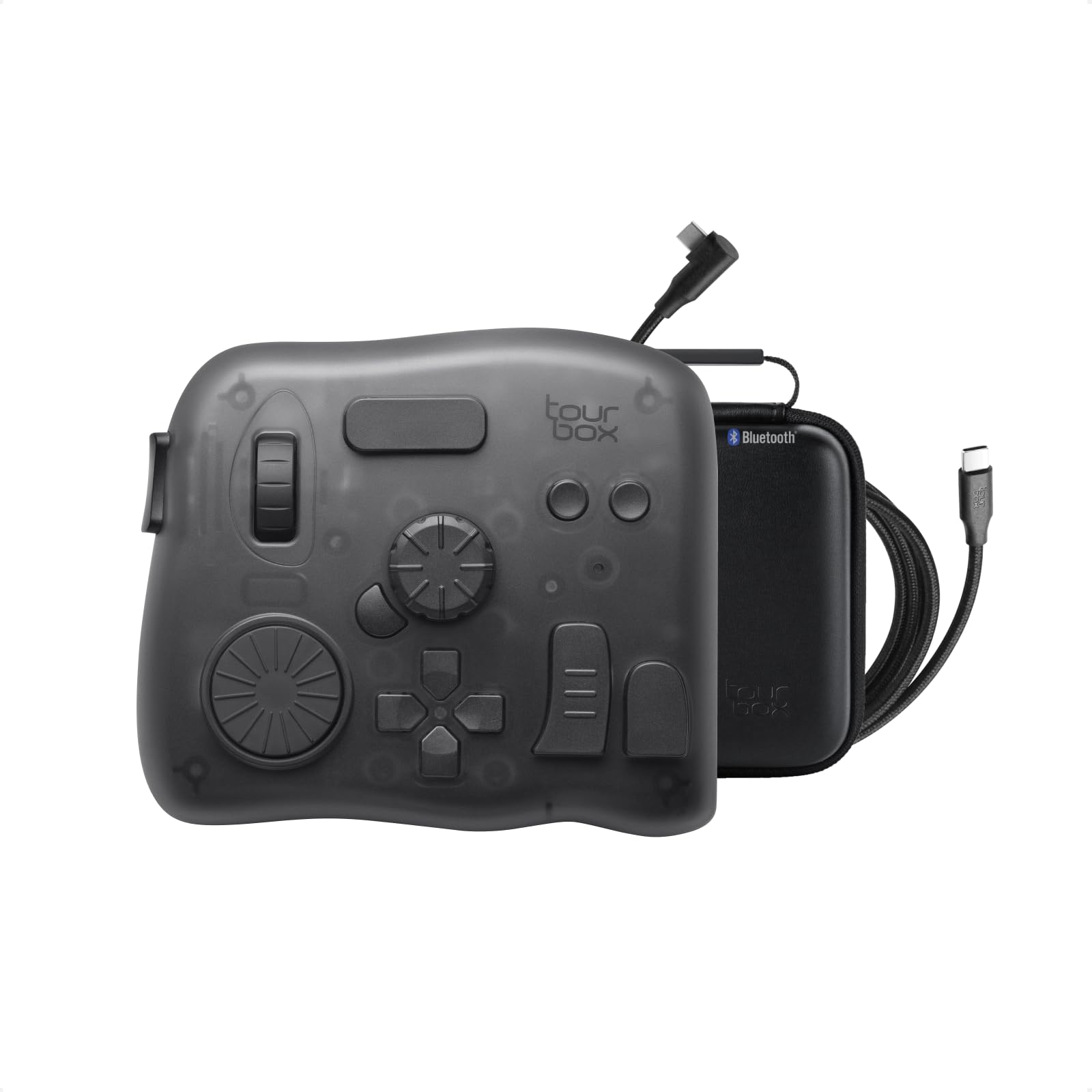 【美品】TourBox Elite Bluetooth （トランスルーセント） Amazon.com: TourBox Elite - Bluetooth Video Editing Controller