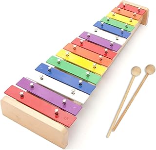 Dreams-Mall Wooden Xylophone Glockenspiel Musical Toy with 15 Tones for Baby Kids