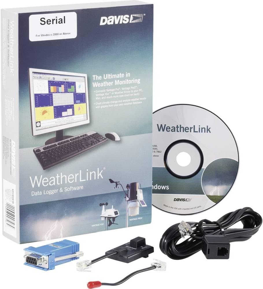6510SER Software w/Data Logging for Vantage Pro 2, Serial