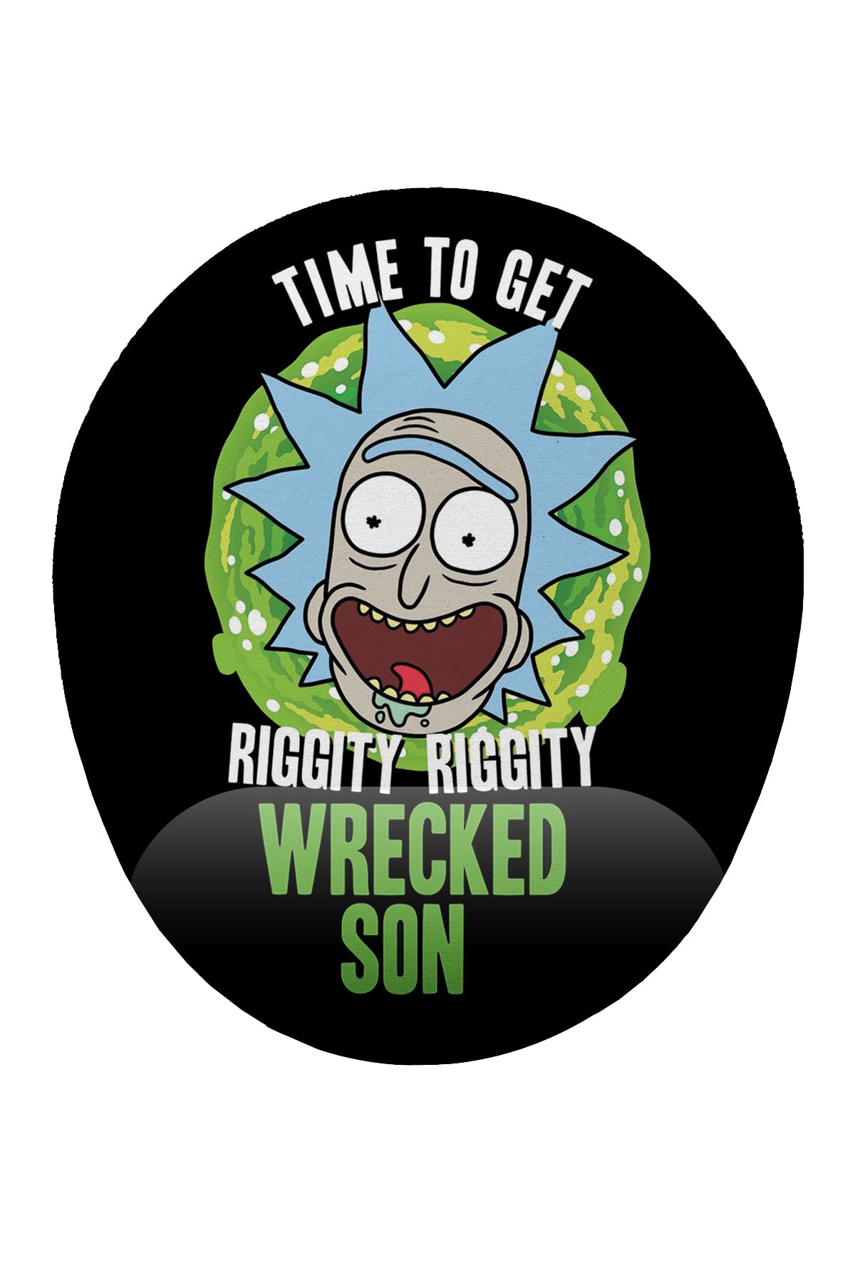iyi fikirler Rick Wrecked Son Bilek Destekli Mouse Pad