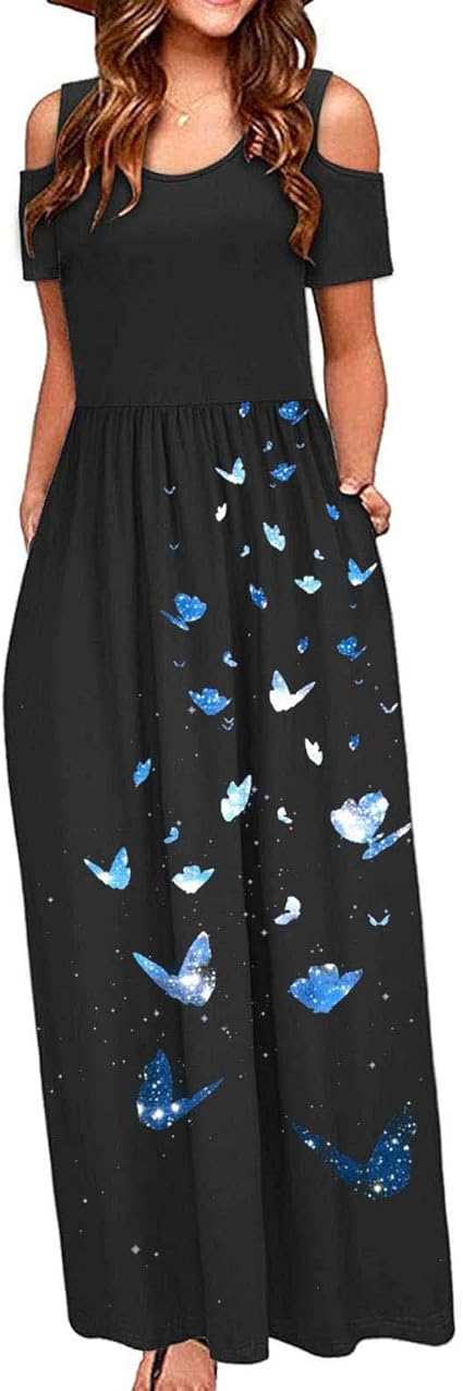 AMhomely Women's Cocktail Beach Party Sundress