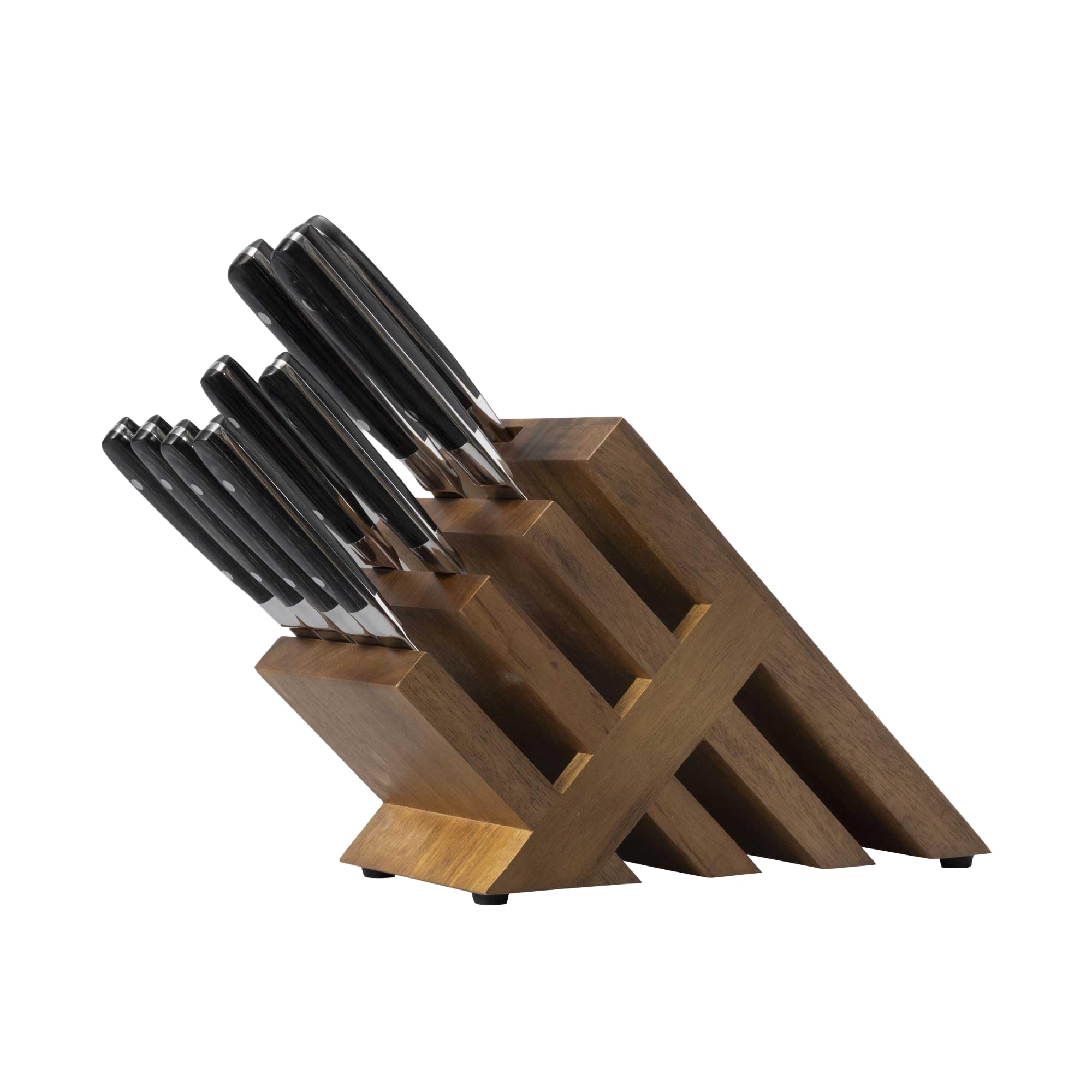 Amazon.com: Messermeister Avanta Damascus 10-Piece Ebony Pakkawood