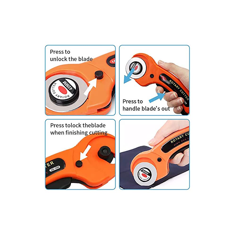 Elan Rotary Cutter For Fabric Green, Fabric Rotary Botswana