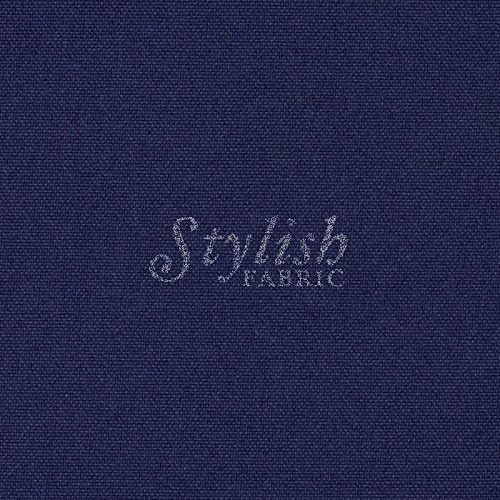 Navy Solid Poly Poplin Fabric by The Bolt - 10 Yards (Wholesale Price)