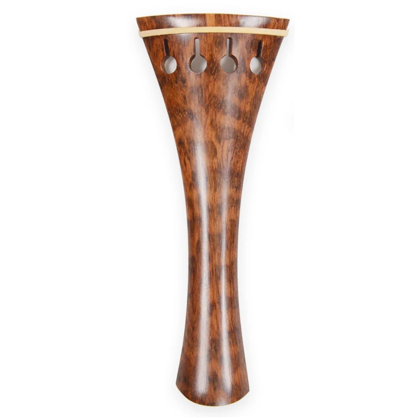 Cheville Violon Accessoires for violon 4/4 en bois d'amourette, pièces de fixation, cordier, chevilles d'accordage, piquets, mentonnière, ensemble de supports de menton(Style 1 SET)