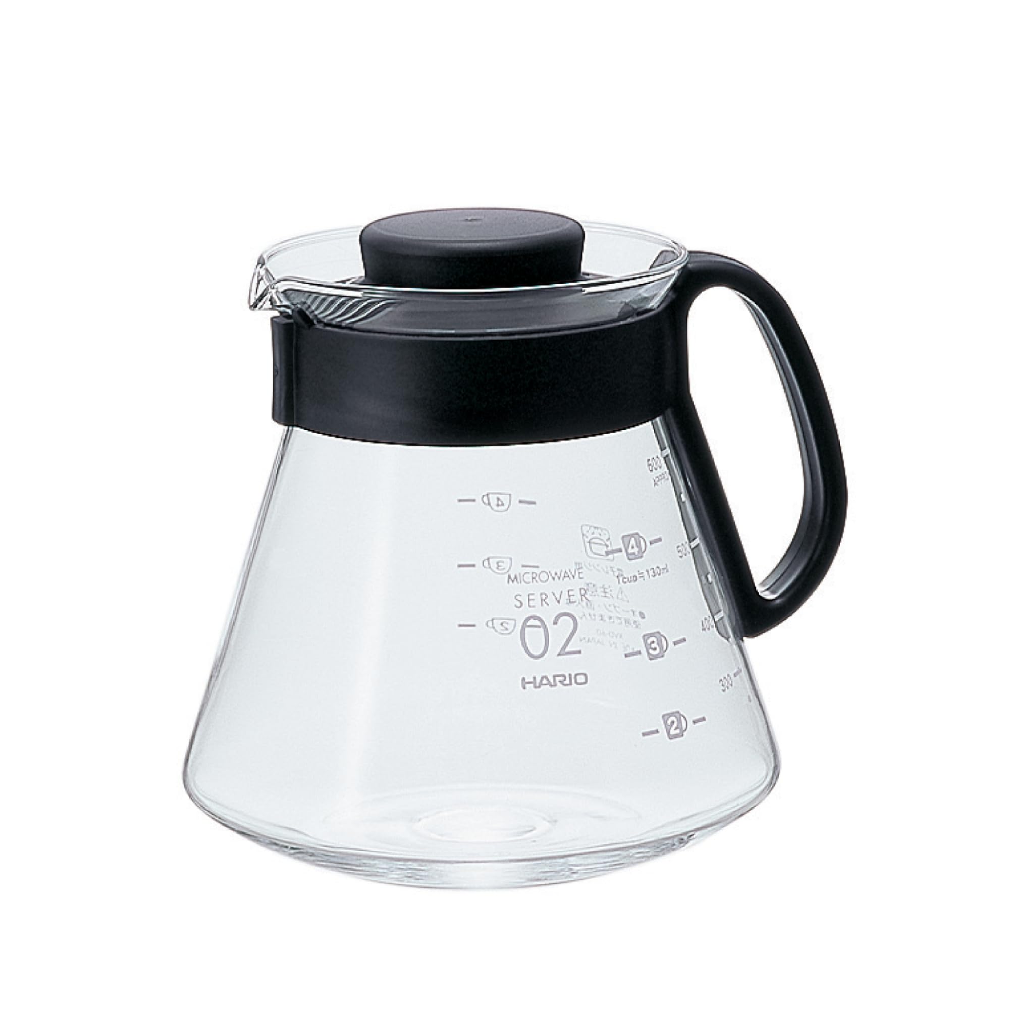 Hario V60 Range Coffee Server 600 ml Black XVD-60B