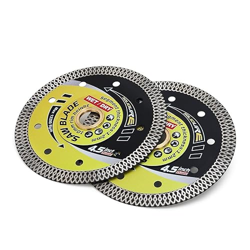 Miniatura 7 de 2 piezas de hoja de porcelana de azulejos, hoja de azulejos súper fina de 4.5 pulgadas de corte para azulejos de porcelana de cerámica de mármol de