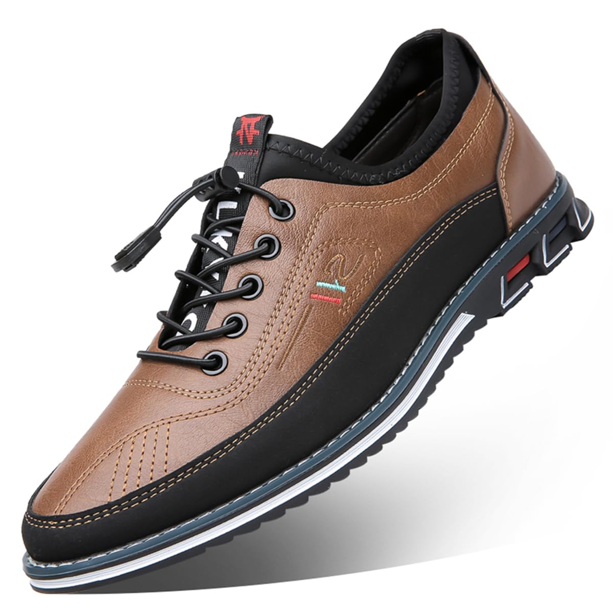 Veslexth Men Casual Business Shoes Slip-on Loafers