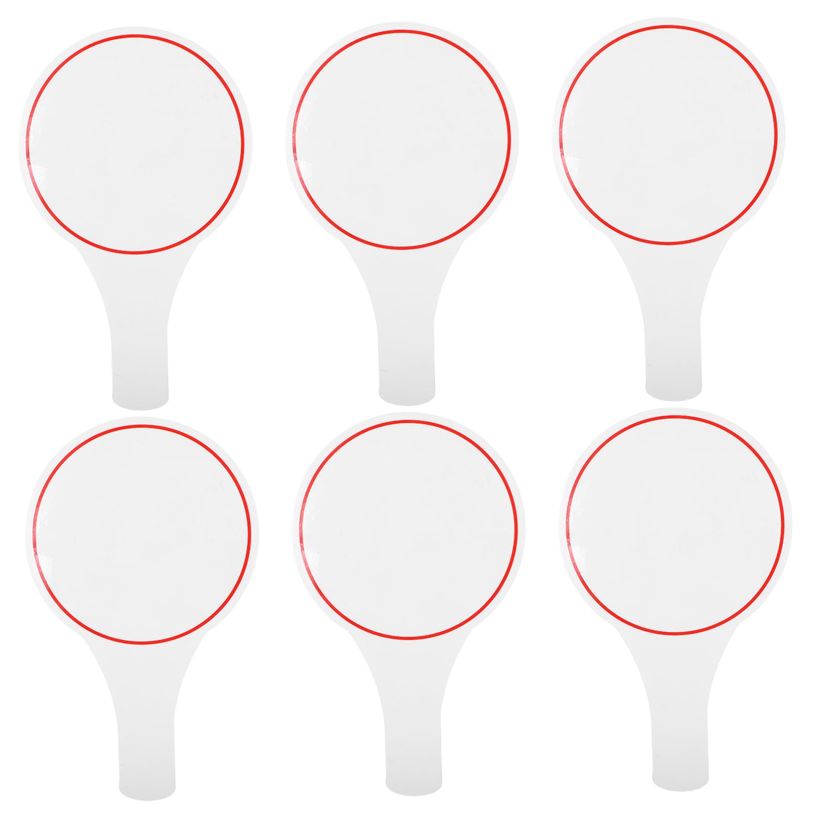 Angoily Pack Handheld Whiteboard Mini Erasable Foam Scoreboard for Games Judges Score Paddles Voting Writing Scoreboard