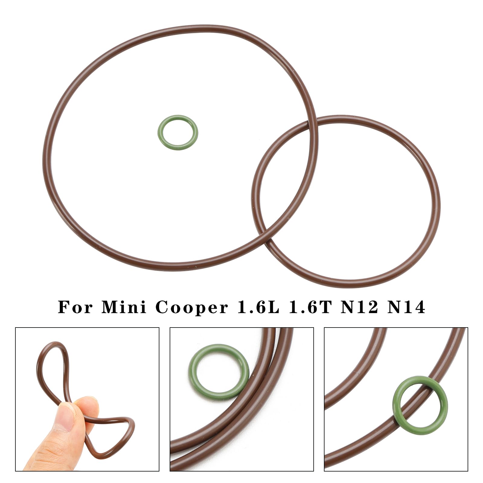 Topteng Vacuum Pump Reseal Rebuild Kit 7556919 Gasket Adatto per Mini Cooper 1.6L 1.6T N12 N14