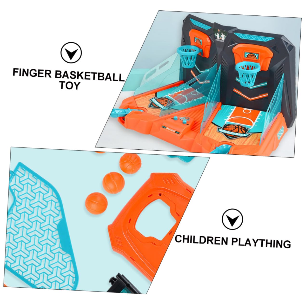 SUPVOX Educational Basketball Toy Boys and Girls Machine Portable Mini Hoop Improves Hand-Eye Coordination