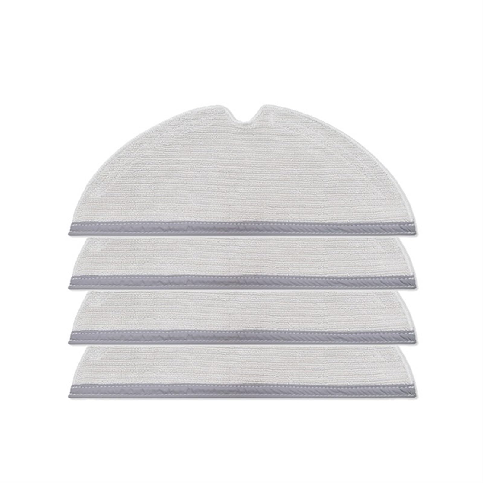 Mop Cloths Water Tank, for xiaomi, for roborock, S51 S50 S52 S55 S60 E25 E35 E4 E5 S6 Pure S5 S6 T4 T6 Vacuum Cleaner Parts Replacement Mopping Pads(Mop-4pcs)