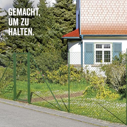 Alberts 604790 Maschendraht-Geflecht | verschiedene Längen und Höhen - wahlweise in verschiedenen Farben | grün | Höhe 200 cm | Länge 25 m